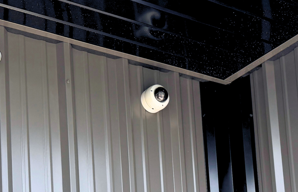 Telford PA security camera protected self storage